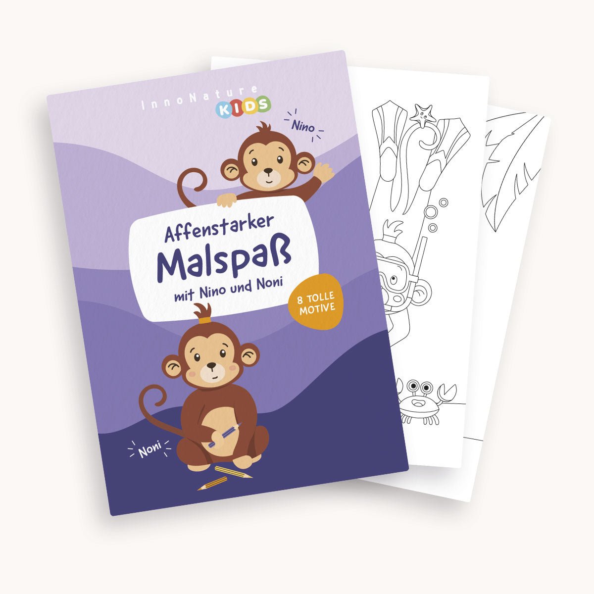 Malbuch Nino und Noni