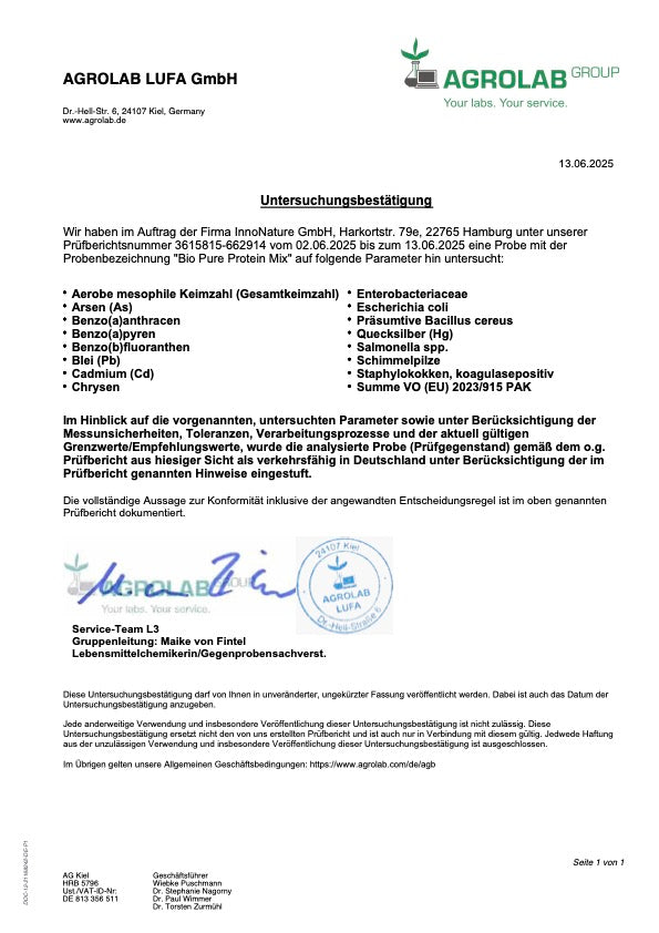 Bio Veganer Protein Mix Pure