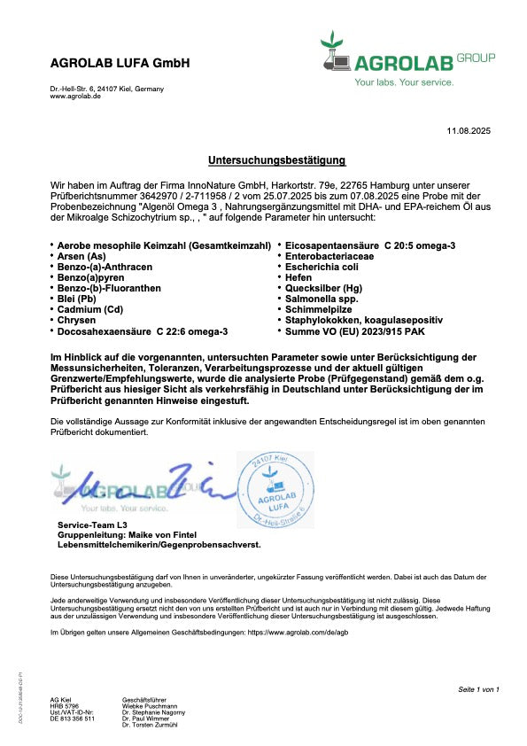 Vegane Omega 3 Kapseln