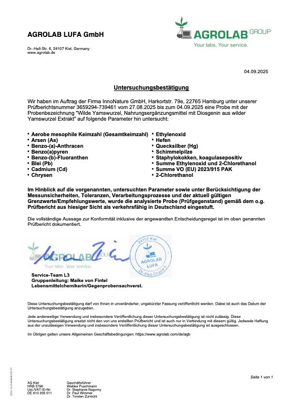 Wilde Yamswurzel Extrakt Tropfen