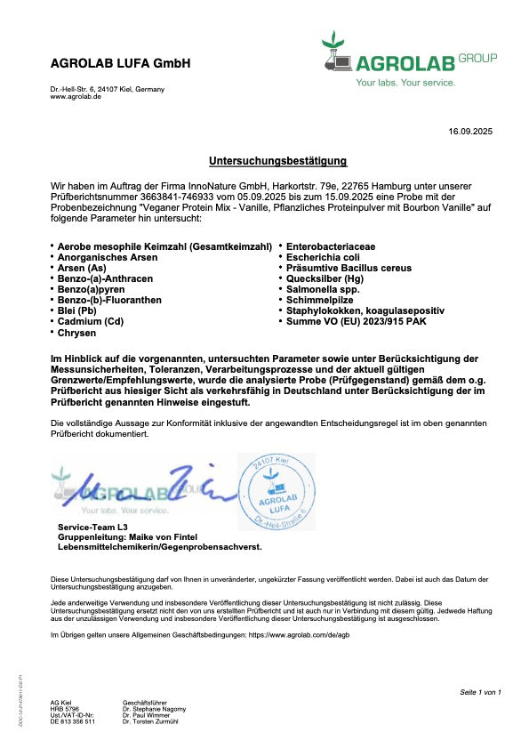 Bio Veganer Protein Mix Superfood Shake: Vanille