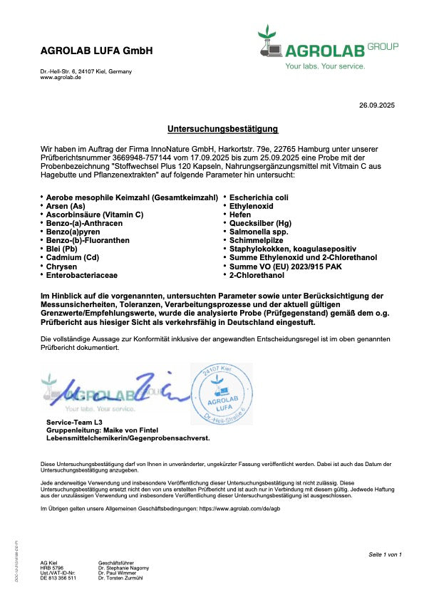 Stoffwechsel Plus Kapseln