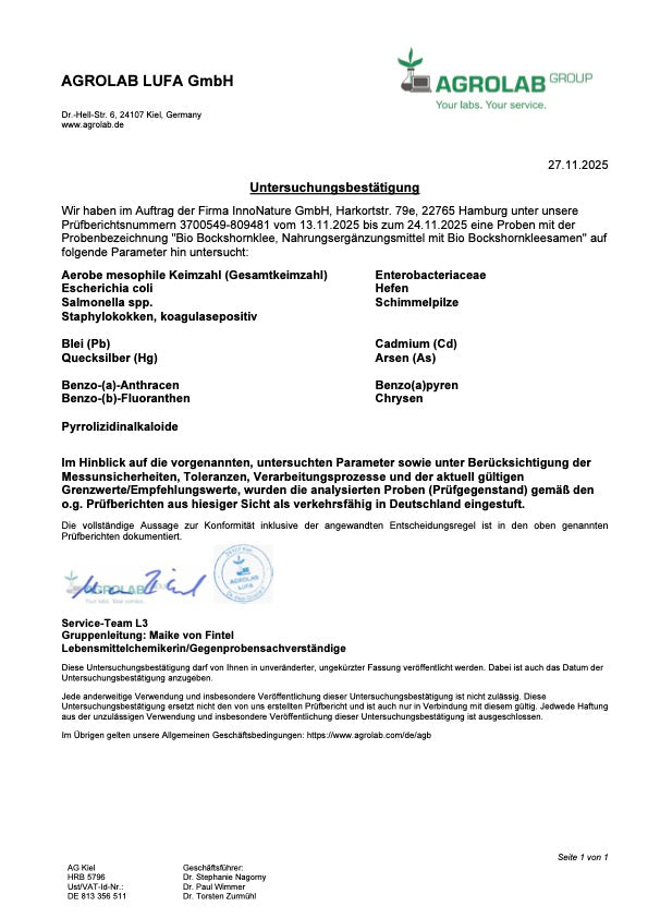 Bio Bockshornklee Kapseln