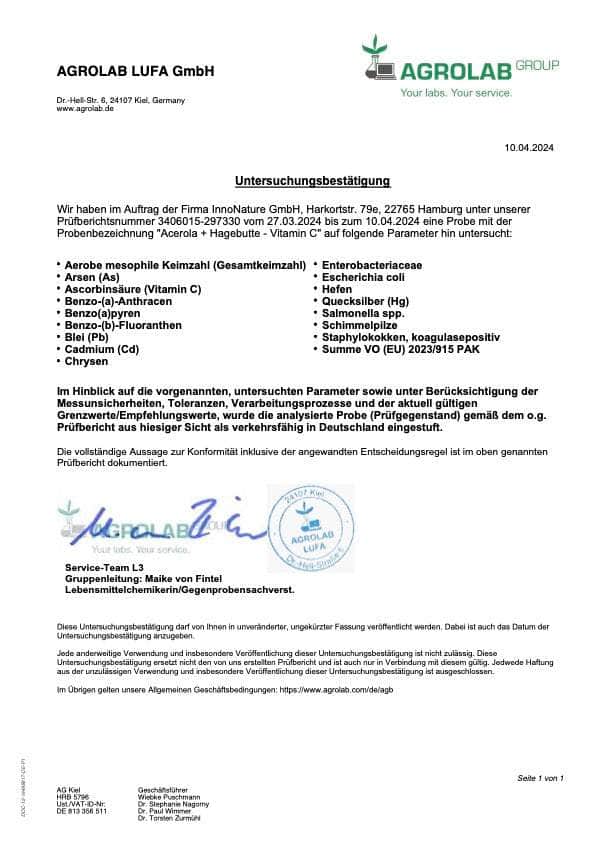 InnoNature Kapseln Vitamin C Kapseln