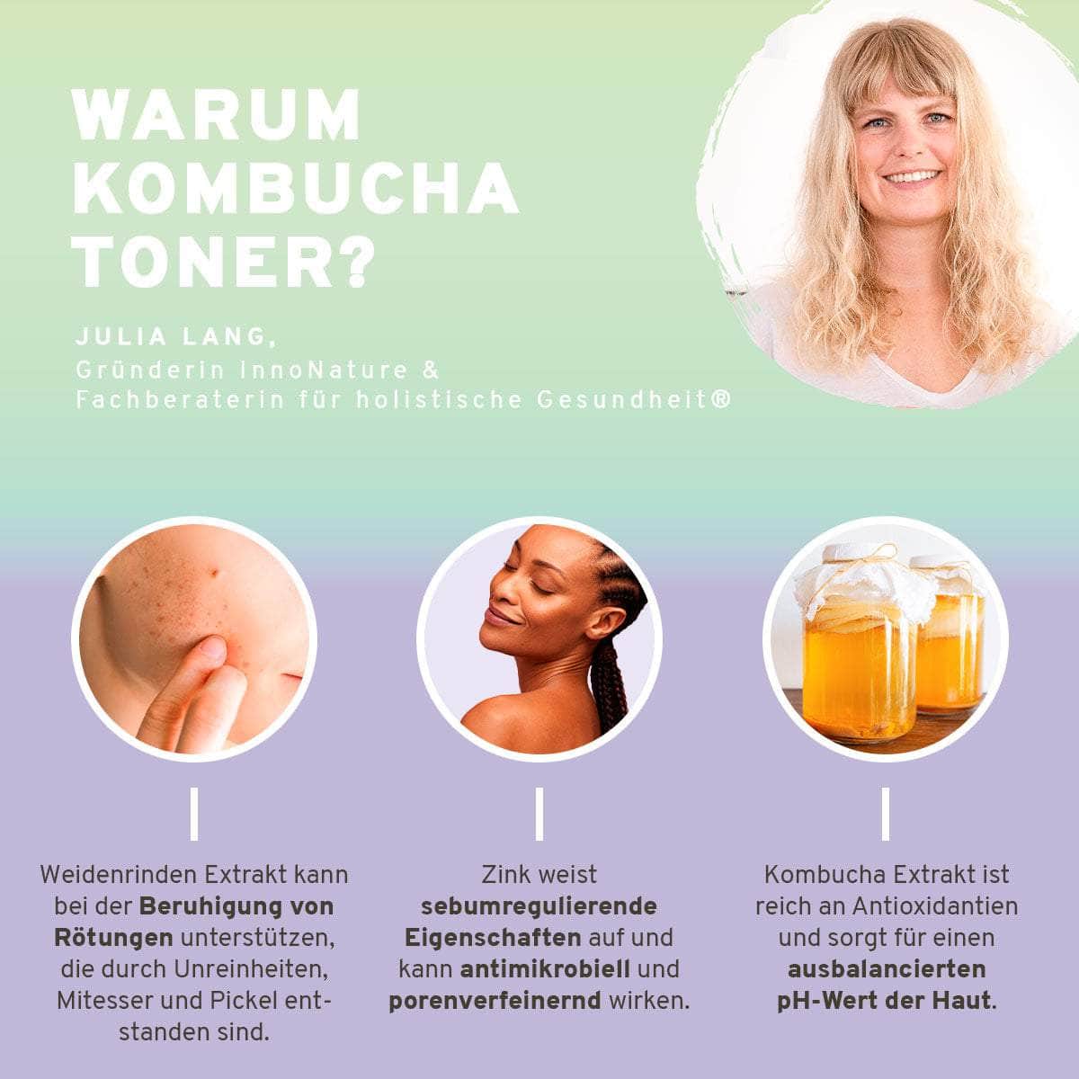 InnoNature Pakete 1x Vorteil (1 x Pickelpaste 1x Bakuchiol Serum 1x Daily Skin Kapseln) Unreine Haut Paket