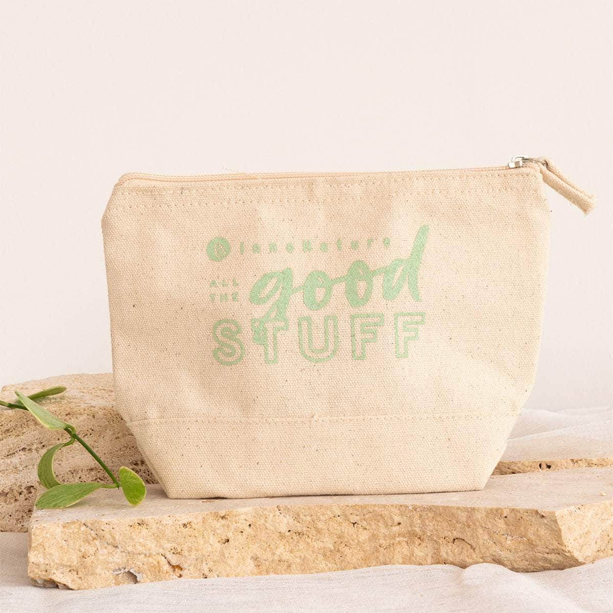 InnoNature Zubehör 21,5 x 5 x 15 cm Kulturbeutel: Kosmetiktasche aus Baumwolle