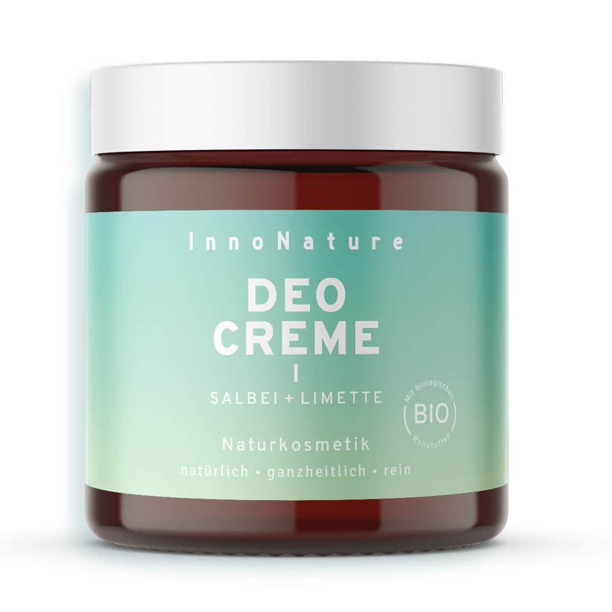 InnoNature Creme 60ml Natürliche Deocreme Salbei - Limette