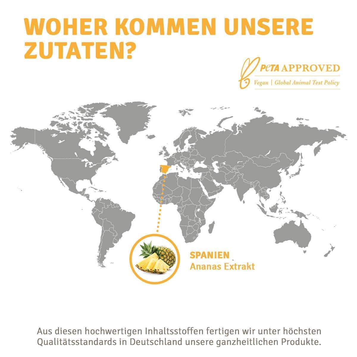 InnoNature Kapseln Bromelain Kapseln: Ananas Enzym