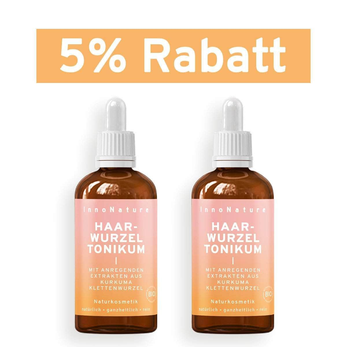 InnoNature Tonikum 2x100ml Haarwurzel Tonikum: Haarwachstumsboost