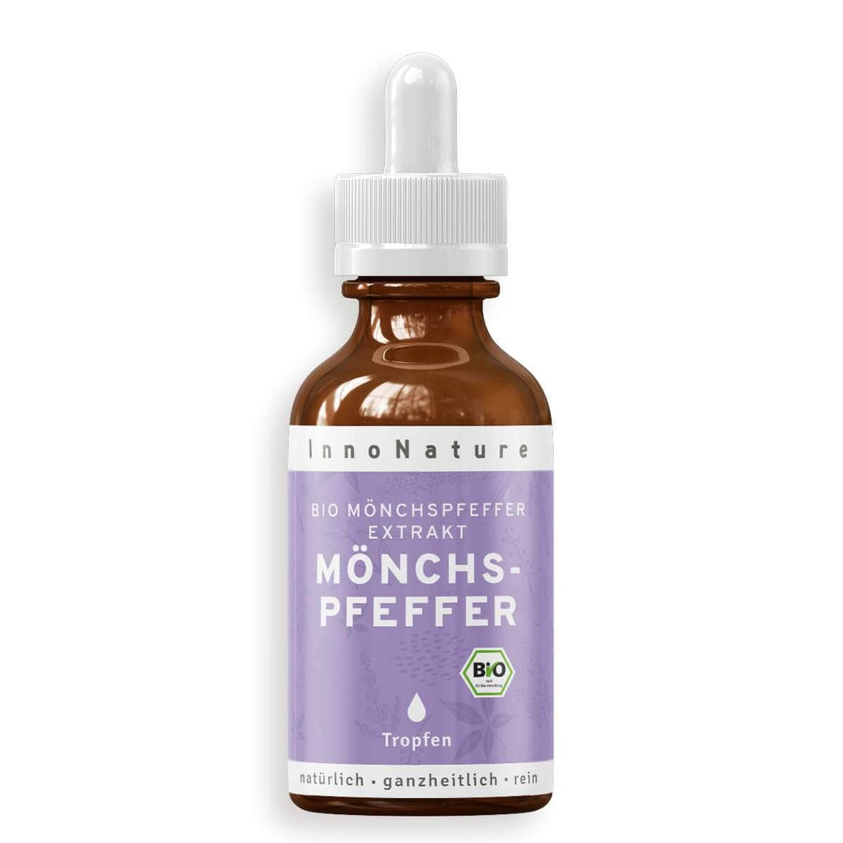 InnoNature Tropfen 36ml Bio Mönchspfeffer Extrakt Tropfen