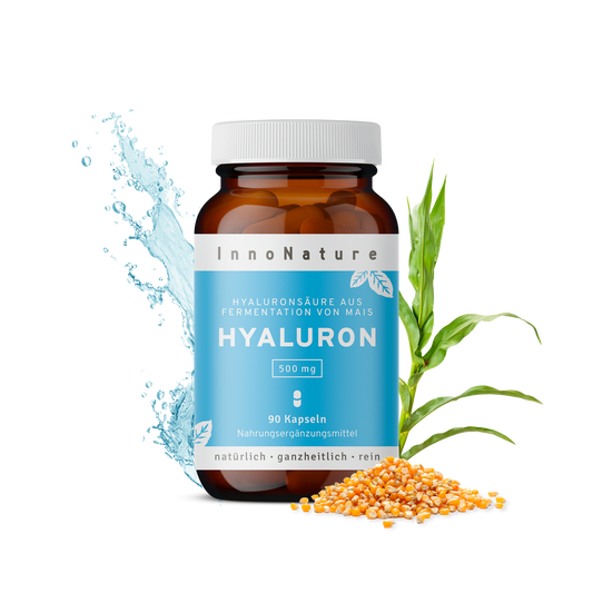  Hyaluron Kapseln: Hyaluronsäure aus Fermentation von Mais