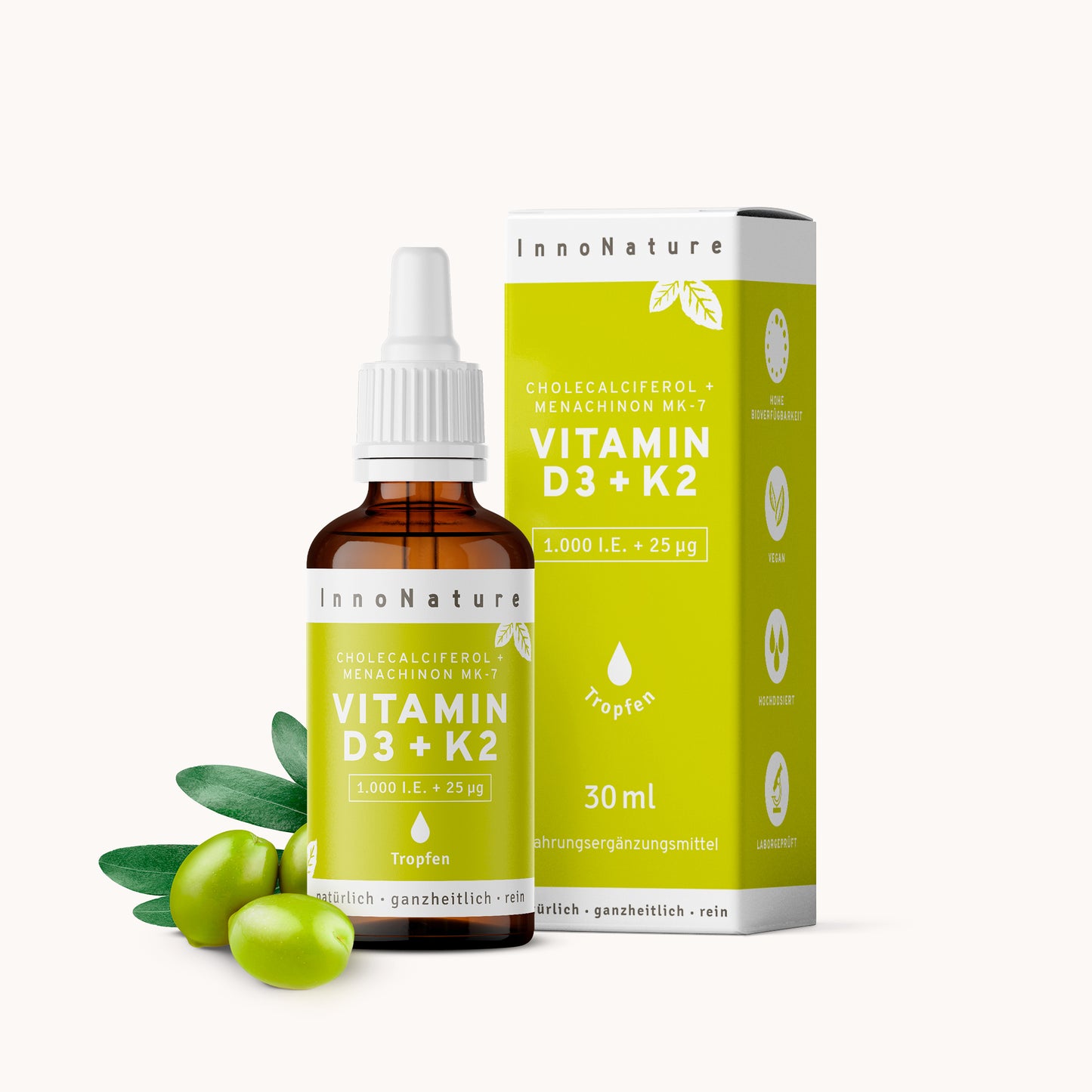 Vitamin D3 + K2 Tropfen