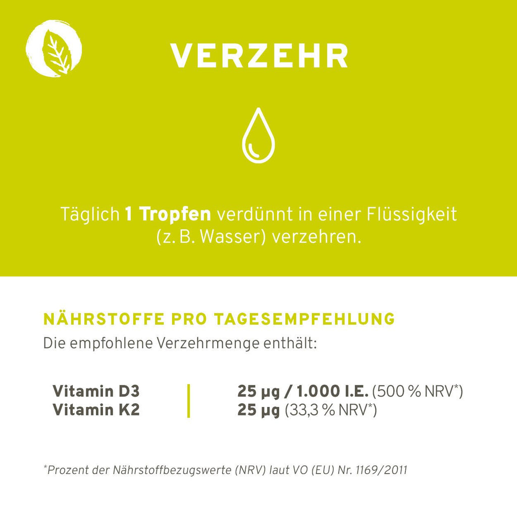 Vitamin D3 + K2 Tropfen Orange 30ml