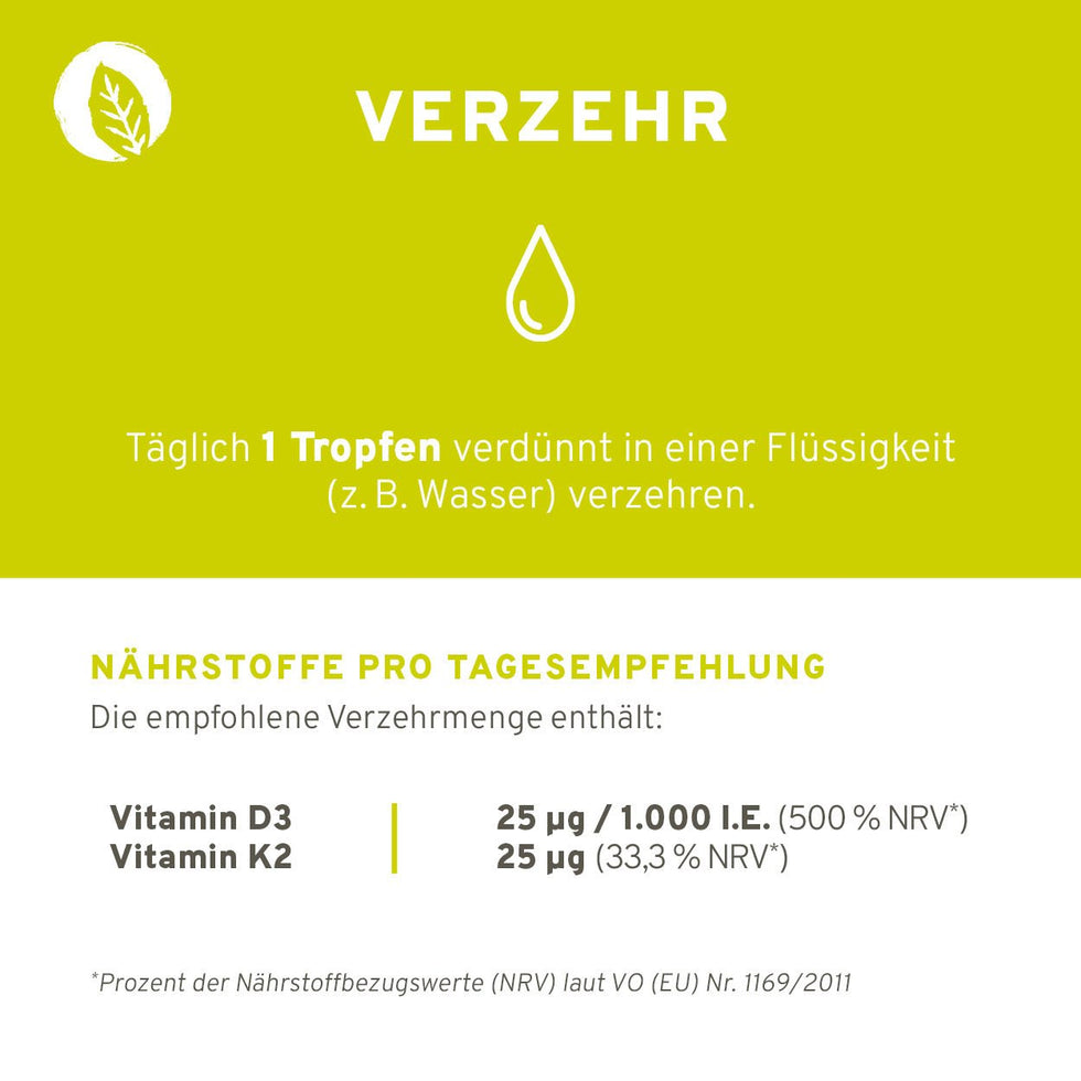 Vitamin D3 + K2 Tropfen Orange 30ml