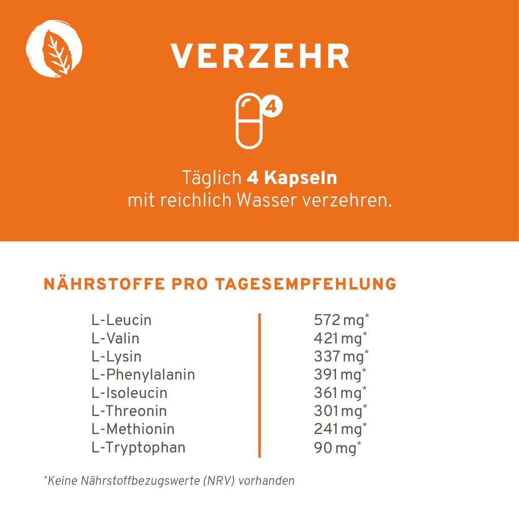 Aminosäuren Komplex Kapseln