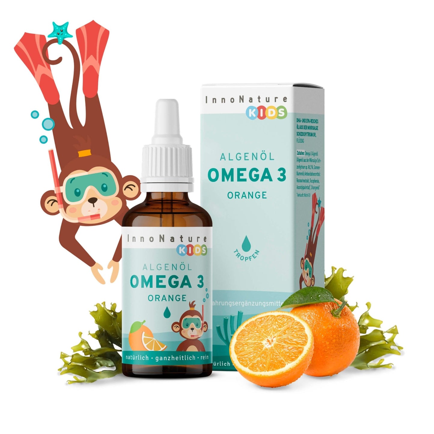 Omega 3 Kids Tropfen Orange 30ml