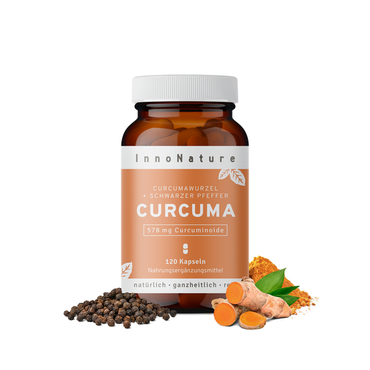  Curcuma Kapseln: Curcumawurzel + Schwarzer Pfeffer