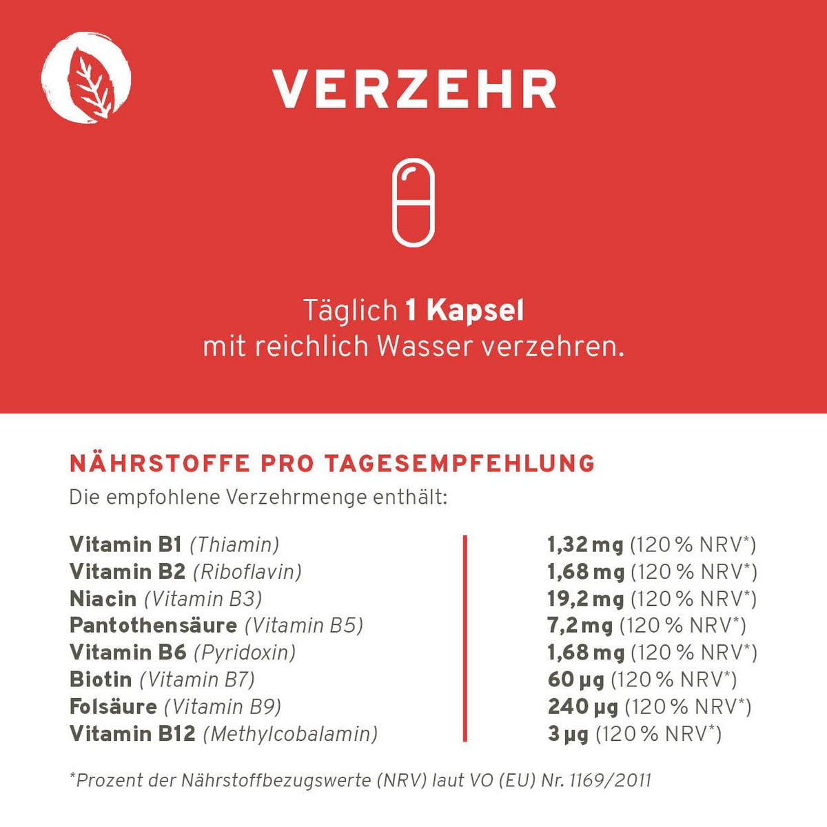Vitamin B-Komplex 60 Kapseln