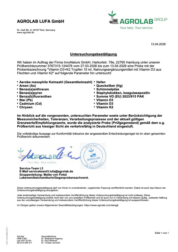 Vitamin D3 + K2 Tropfen 10ml
