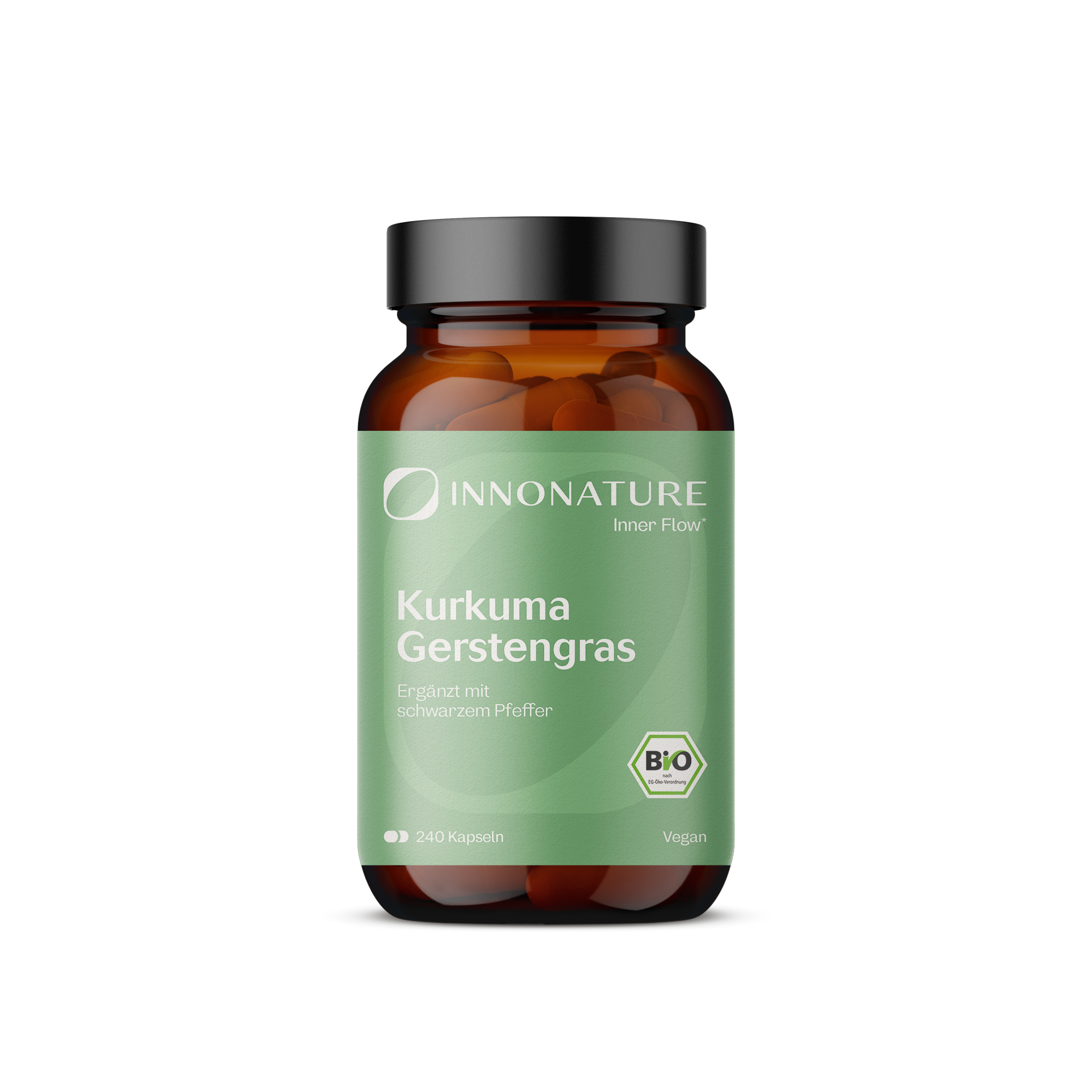 Bio Kurkuma Gerstengras Kapseln