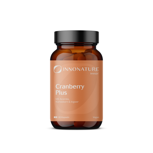  Cranberry Plus Kapseln: Cranberry + Acerola + Kürbiskern + Ingwer