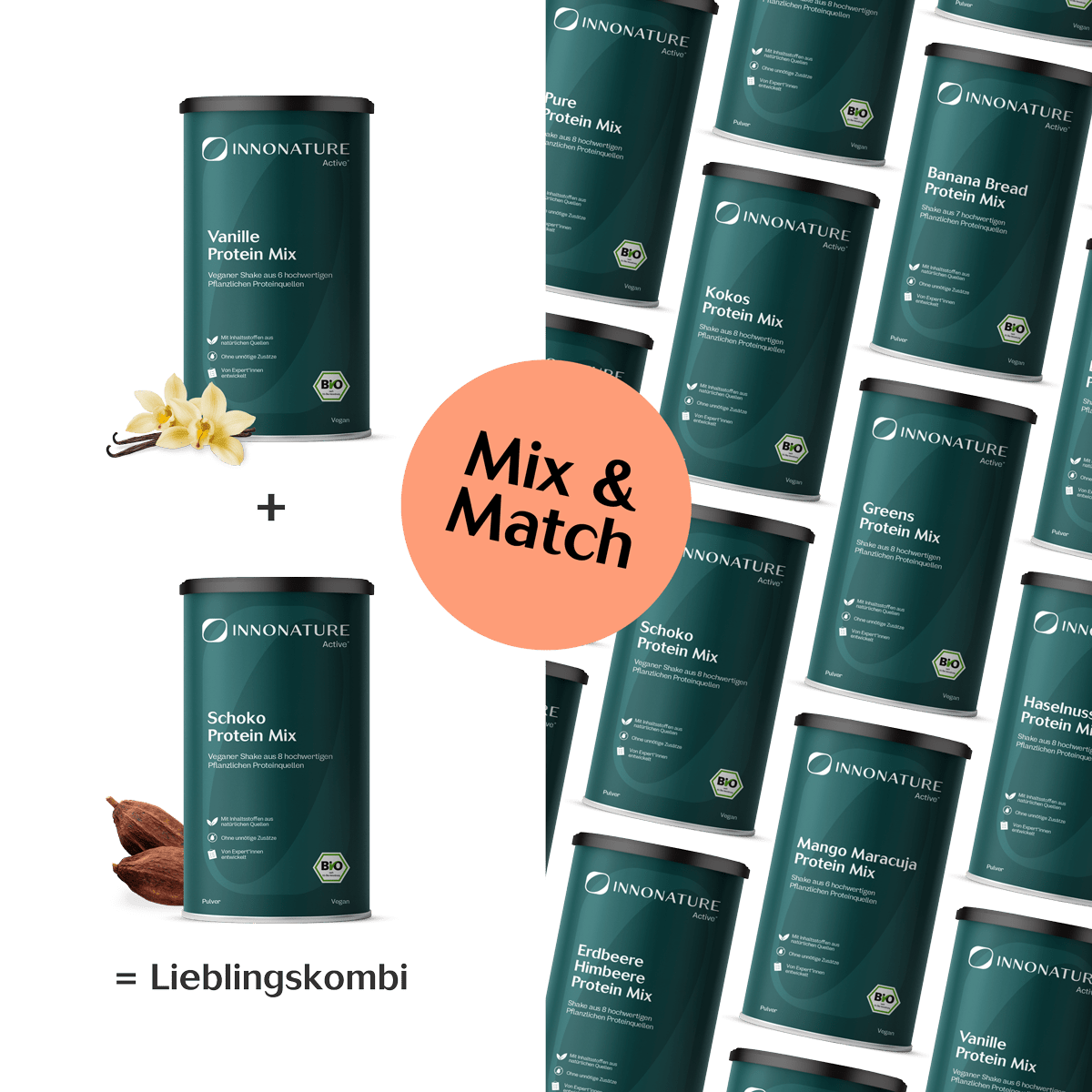 Mix & Match: Vegan-Protein-Set