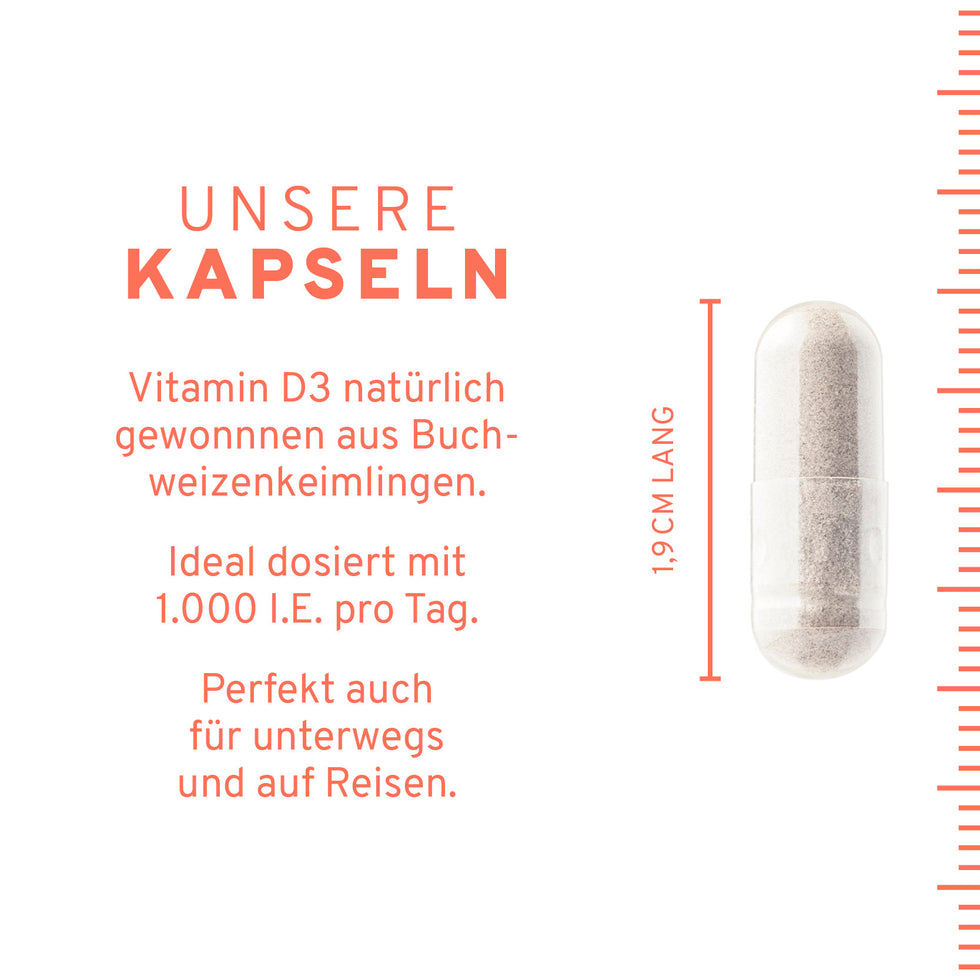 Vitamin D3 1.000 I.E. 60 Kapseln