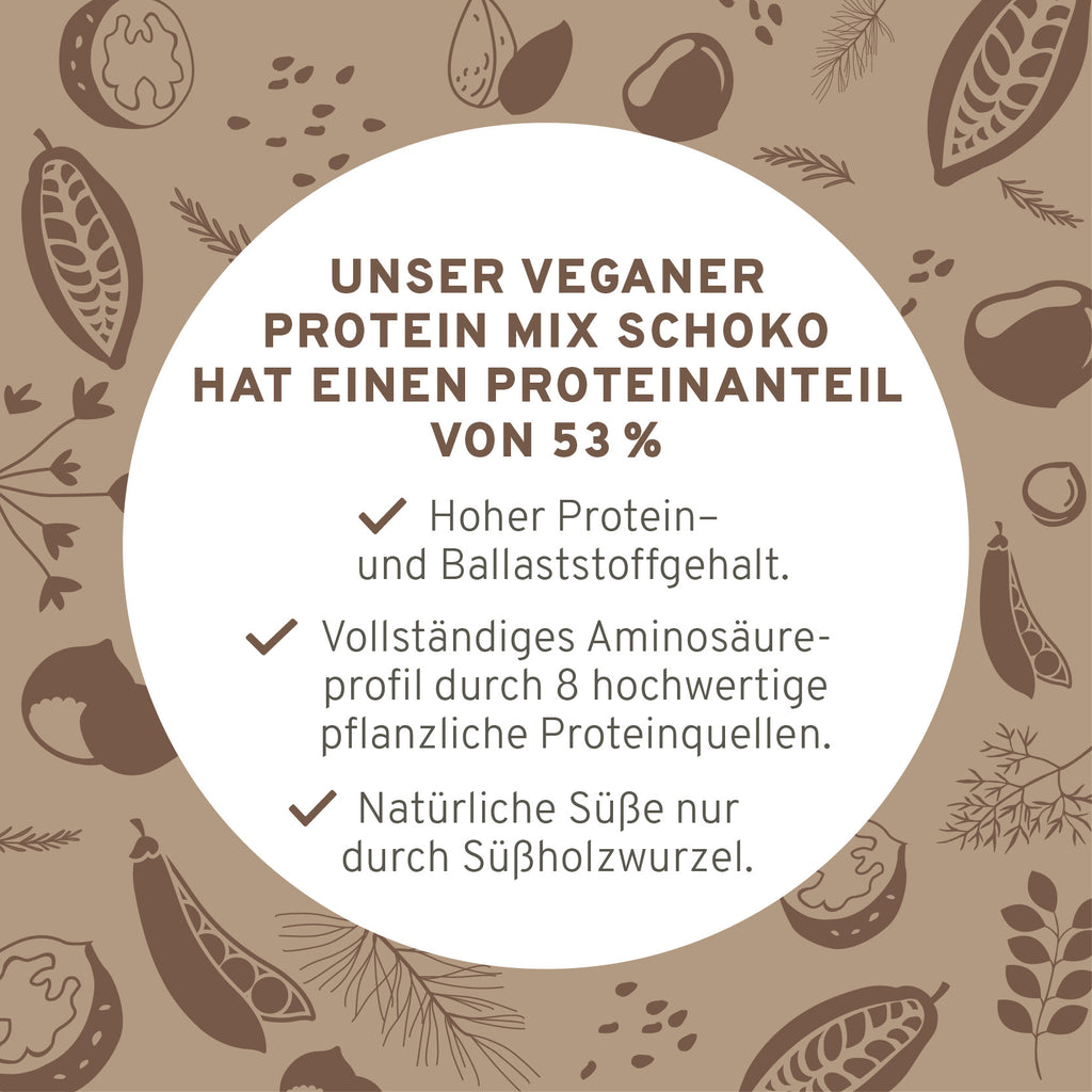 Bio Veganer Protein Mix Schoko