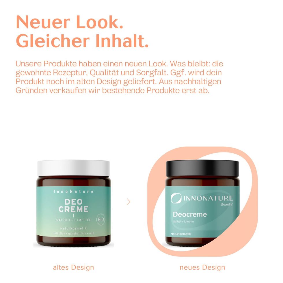 Natürliche Deocreme Salbei - Limette