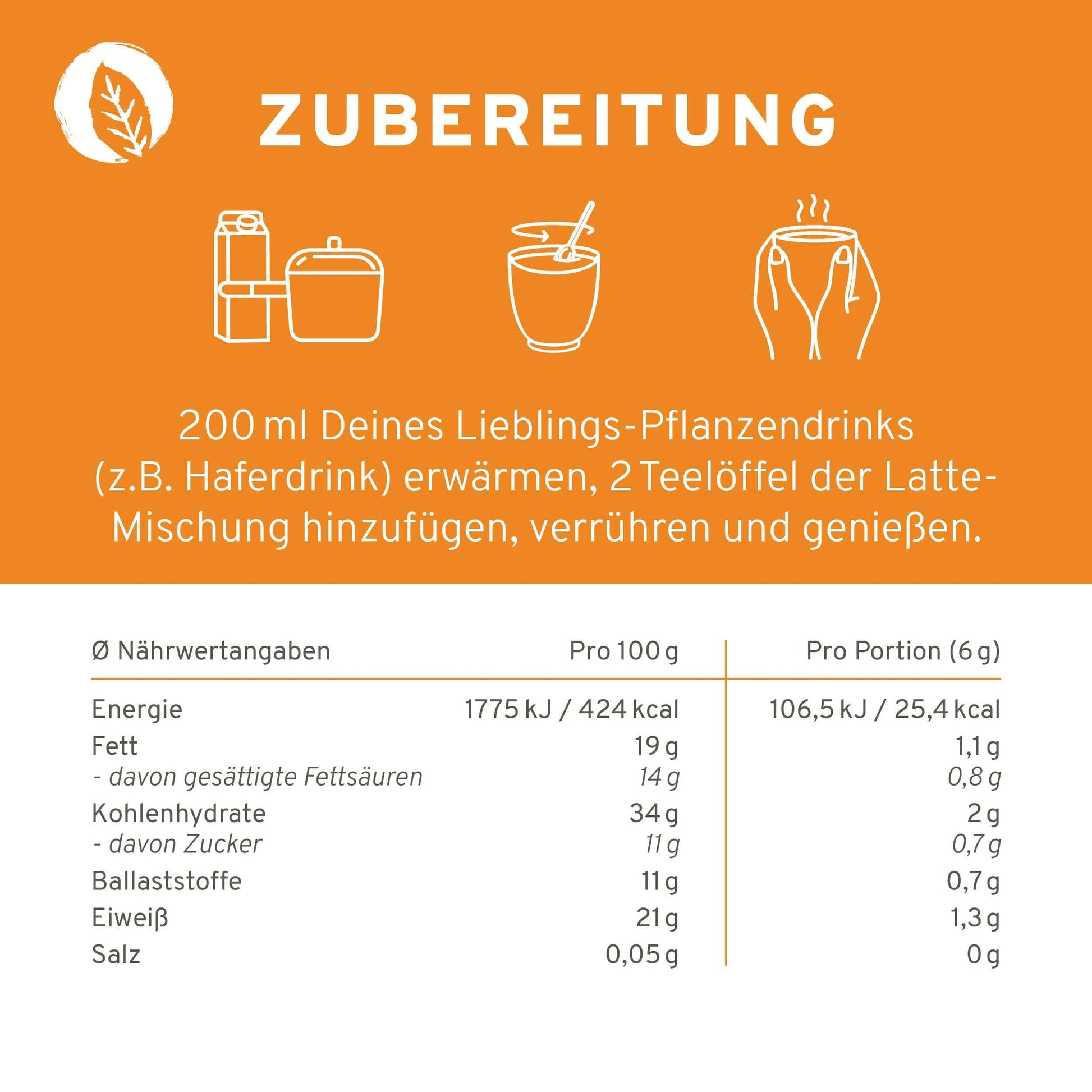 InnoNature Getränkepulver 18g Mini Bio Kurkuma Latte