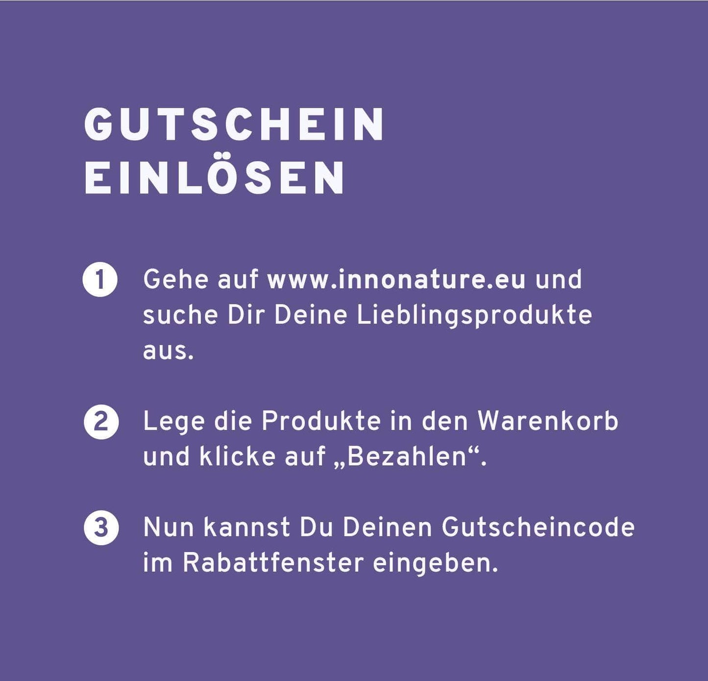 InnoNature Gift Cards PDF Gutschein zum SELBSTAUSDRUCKEN - Motiv Winter