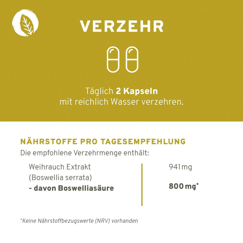InnoNature Kapseln 1x 120 Kapseln Boswelliasäure: Weihrauch Kapseln