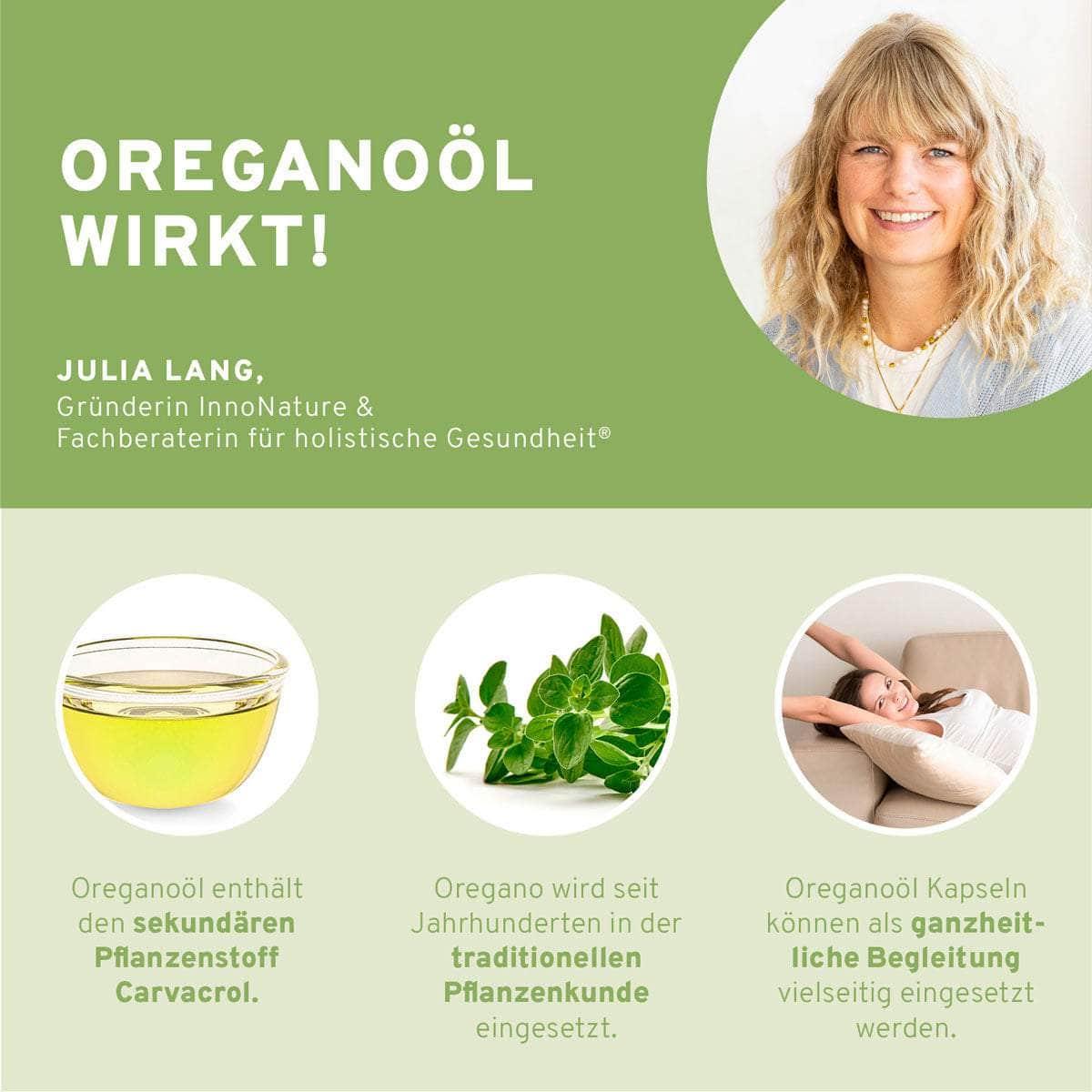 InnoNature Kapseln Bio Oreganoöl 60 Kapseln