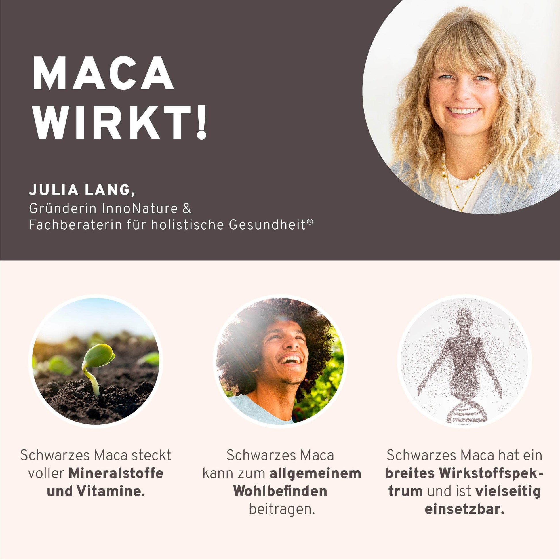 InnoNature Kapseln Bio Schwarzes Maca Extrakt Kapseln