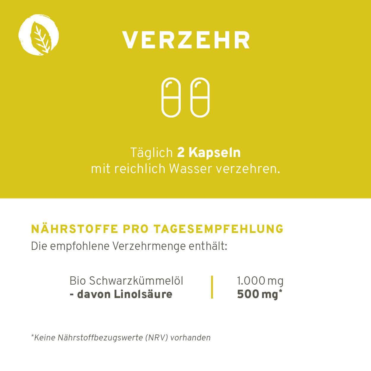 InnoNature Kapseln Bio Schwarzkümmelöl Kapseln