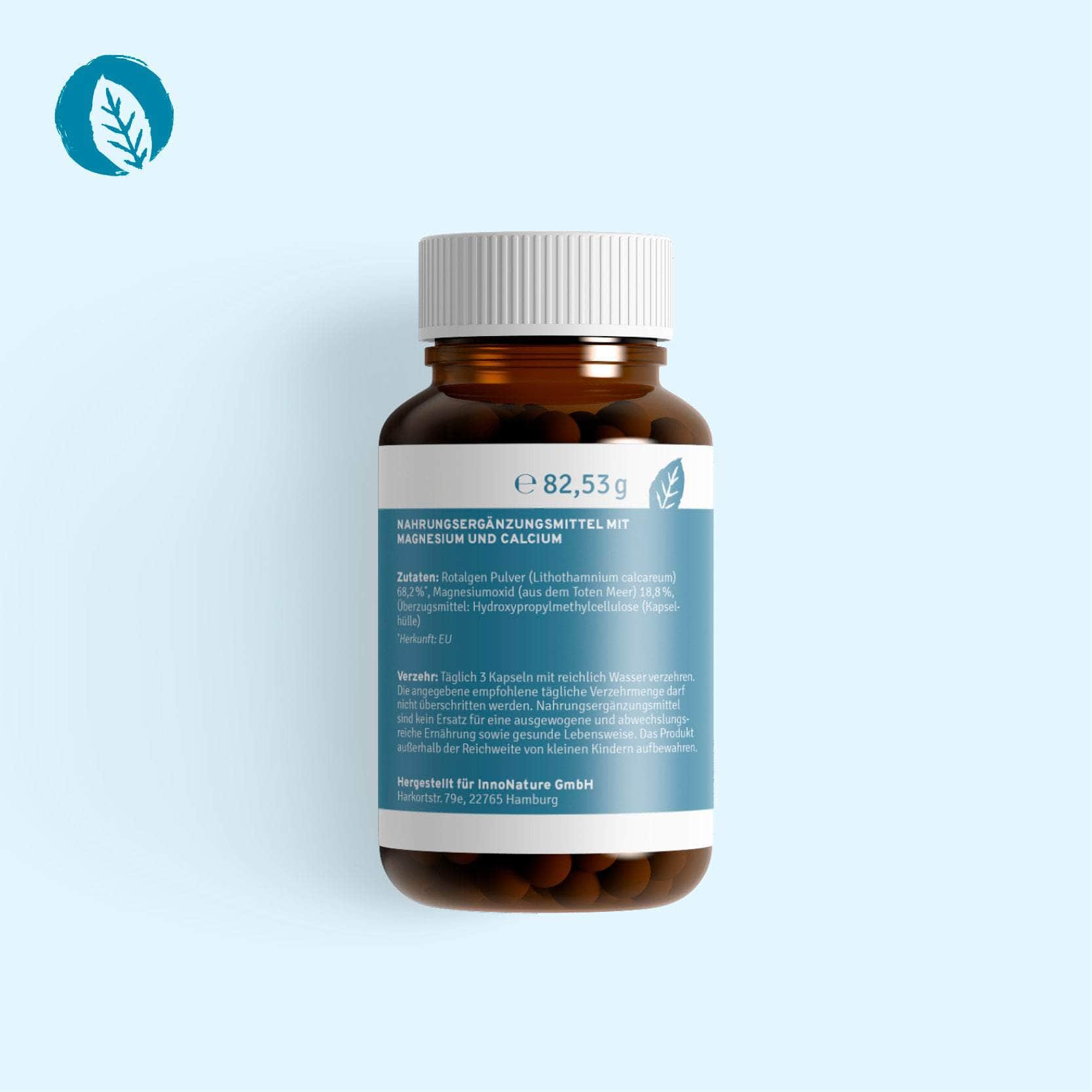 InnoNature Kapseln Magnesium + Calcium Kapseln