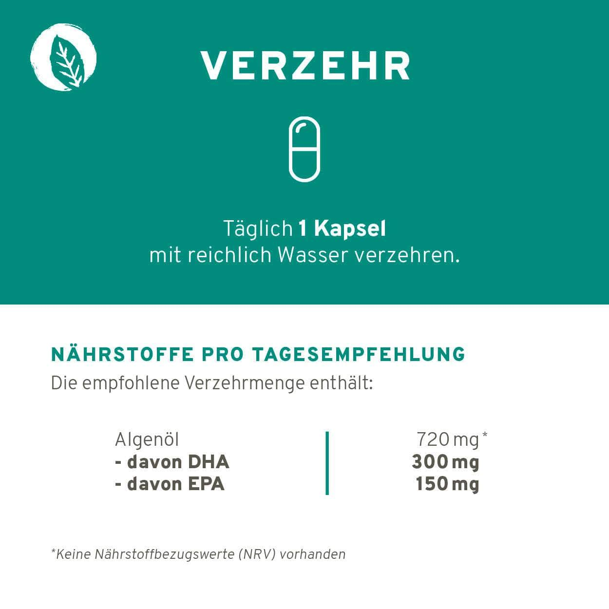 InnoNature Kapseln Omega 3 2:1 DHA/EPA 30 Kapseln