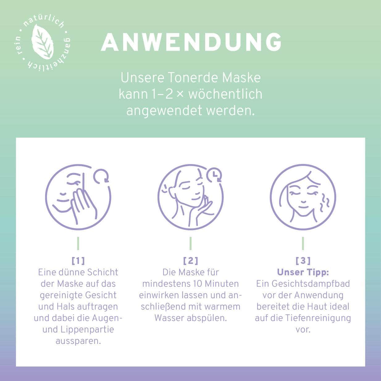 InnoNature Maske Tonerde Maske