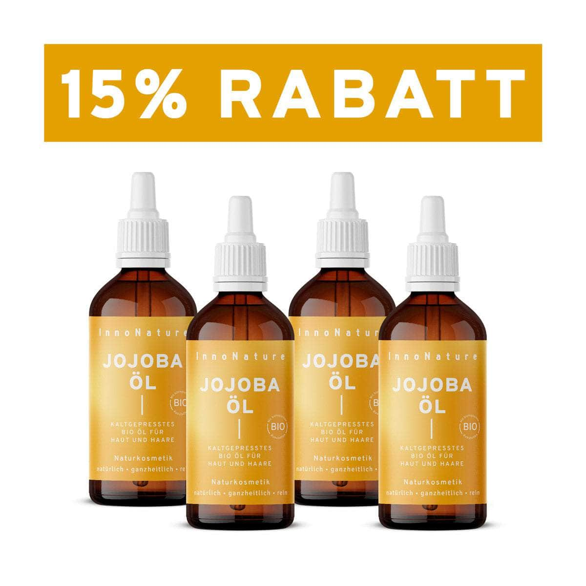 InnoNature Öl 4x100ml Jojobaöl