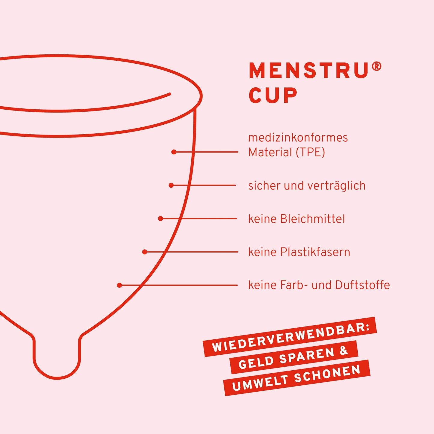 InnoNature Pflege Monatshygiene: Menstru® Cup (Menstruationstasse)