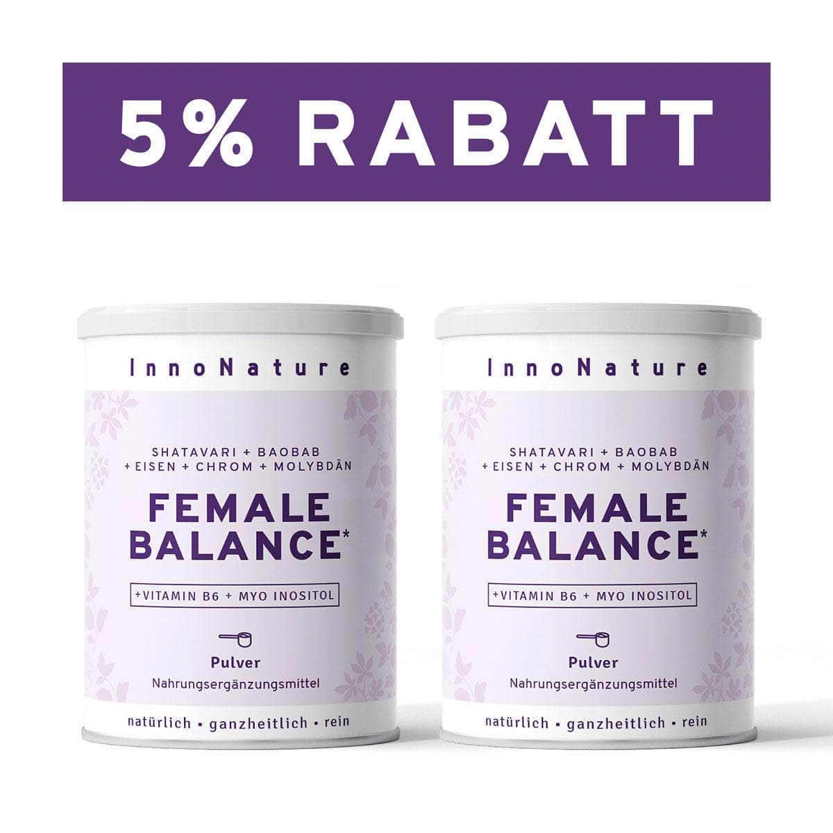 InnoNature Pulver 2x300g Female Balance* Pulver