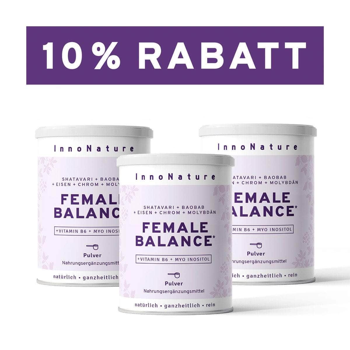 InnoNature Pulver 3x450g Female Balance* Pulver