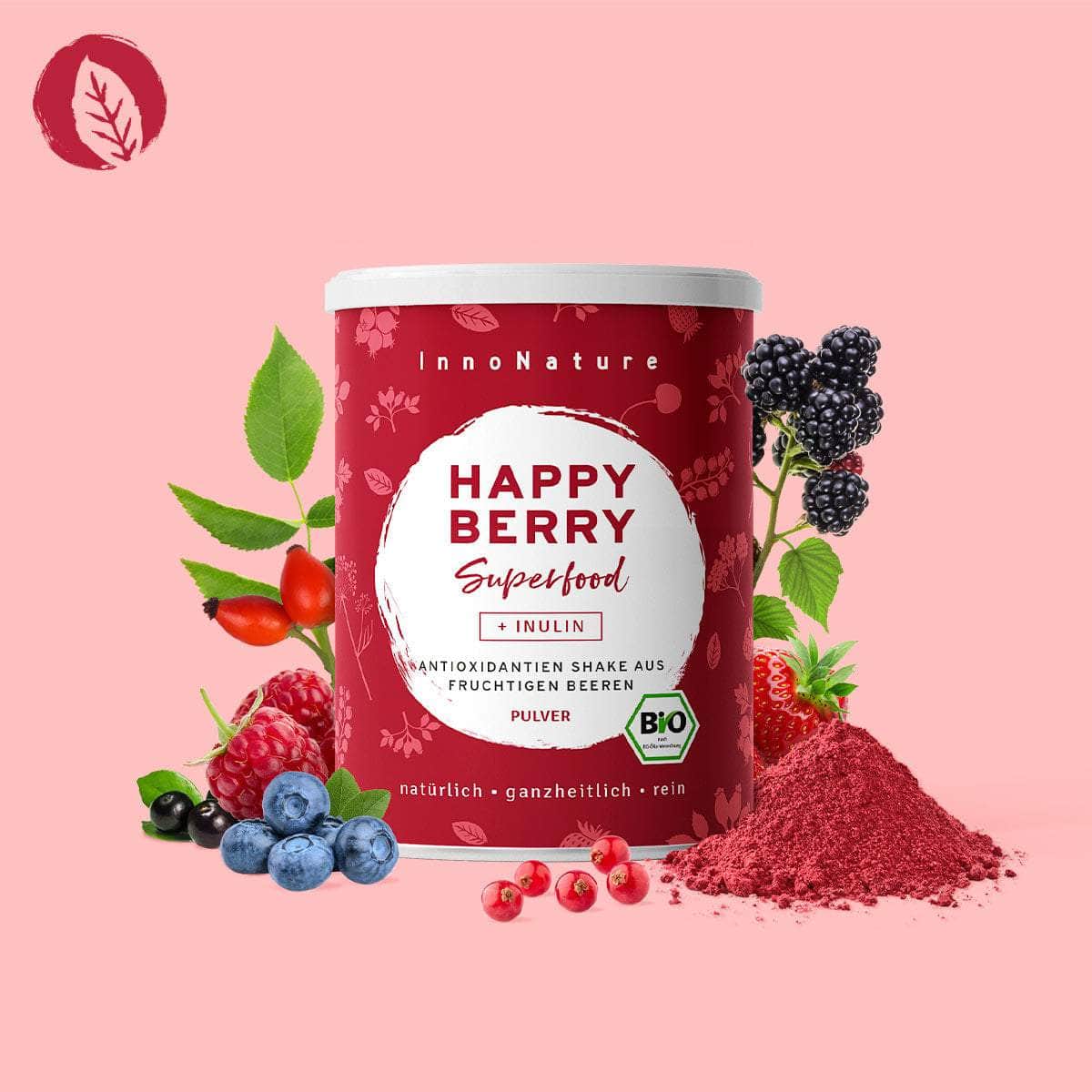 InnoNature Pulver Bio Happy Berry Superfood Pulver