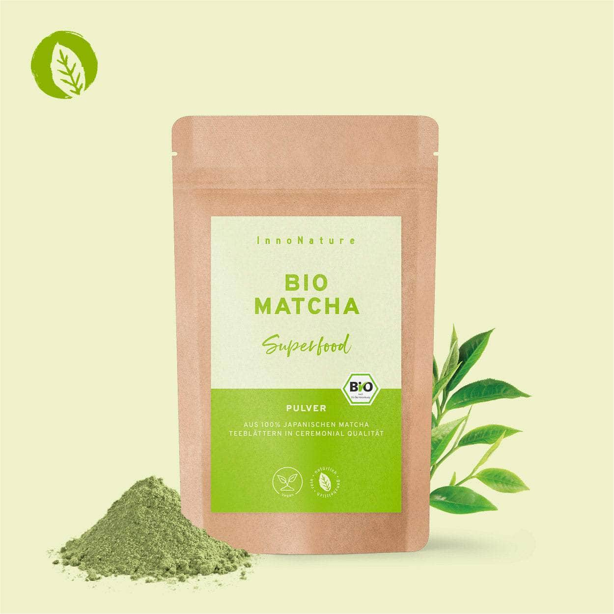 InnoNature Pulver Bio Matcha Pulver 50g