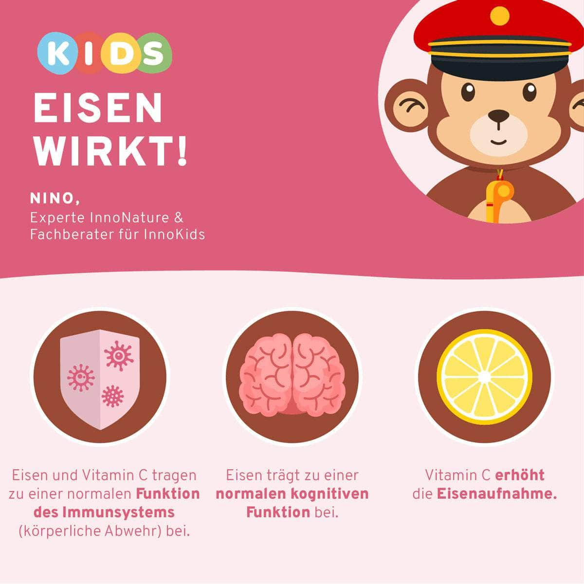 InnoNature Pulver Eisen Kids Pulver