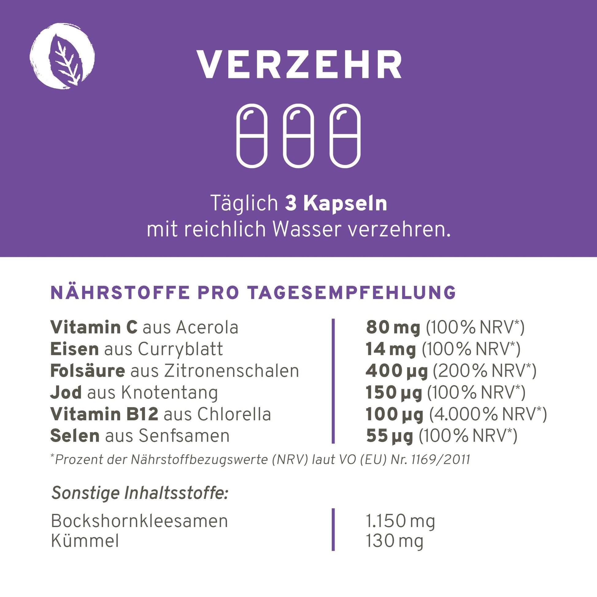 InnoNature Themenkomplex, Komplex Stillzeit 180 Kapseln Stillzeit 180 Kapseln