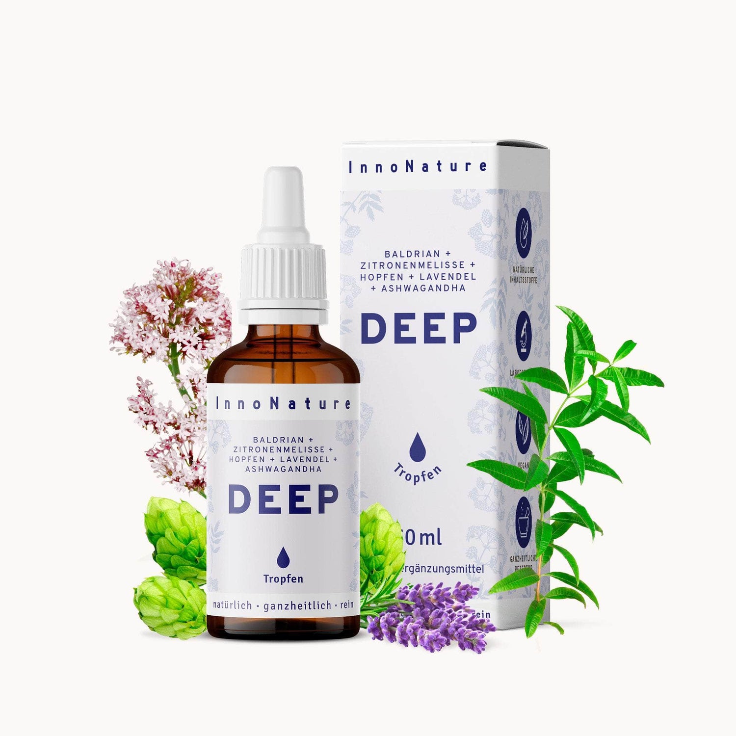 Ashwagandha Tropfen & Kapseln