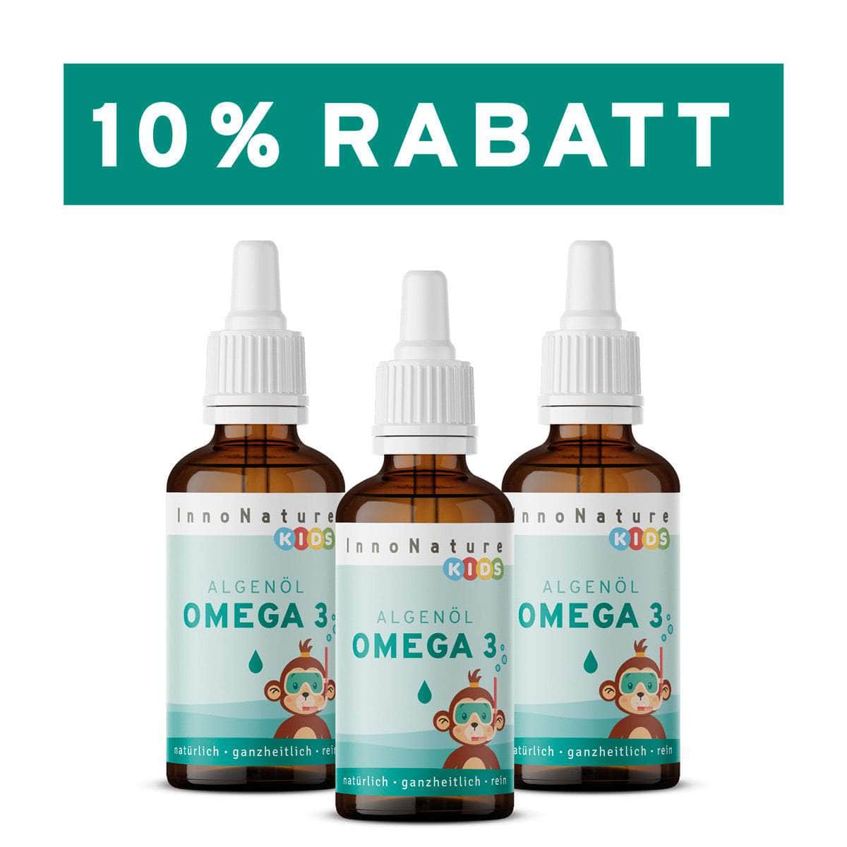 InnoNature Tropfen 3x30ml Omega 3 Kids Tropfen