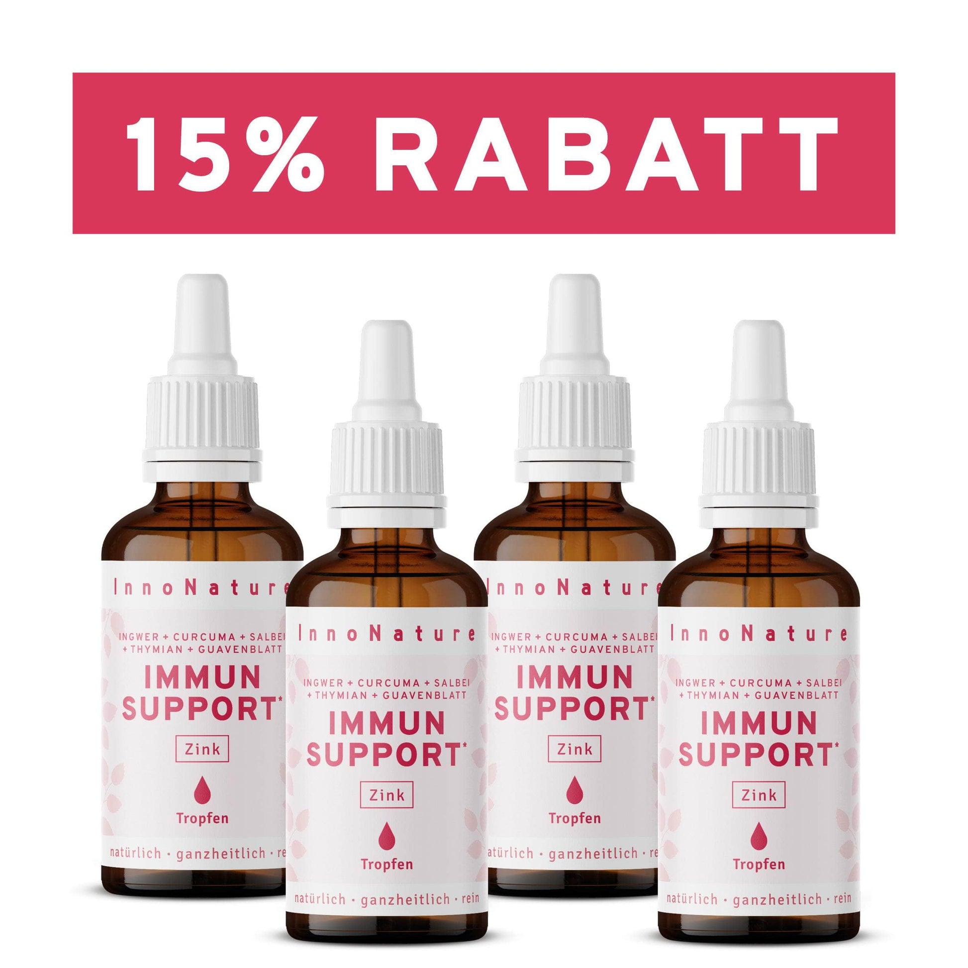 InnoNature Tropfen 4x50ml Immun Support* Tropfen 50ml