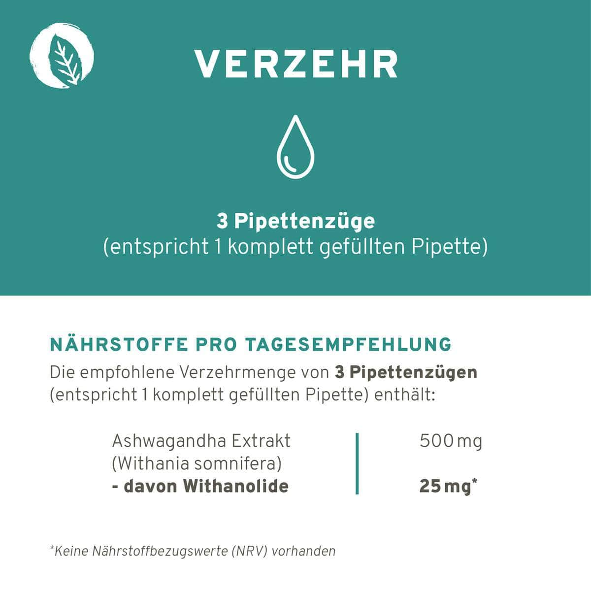 InnoNature Tropfen Ashwagandhanda Extrakt